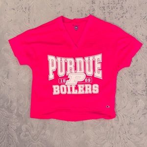 Neon Pink Purdue Jersey - Women’s